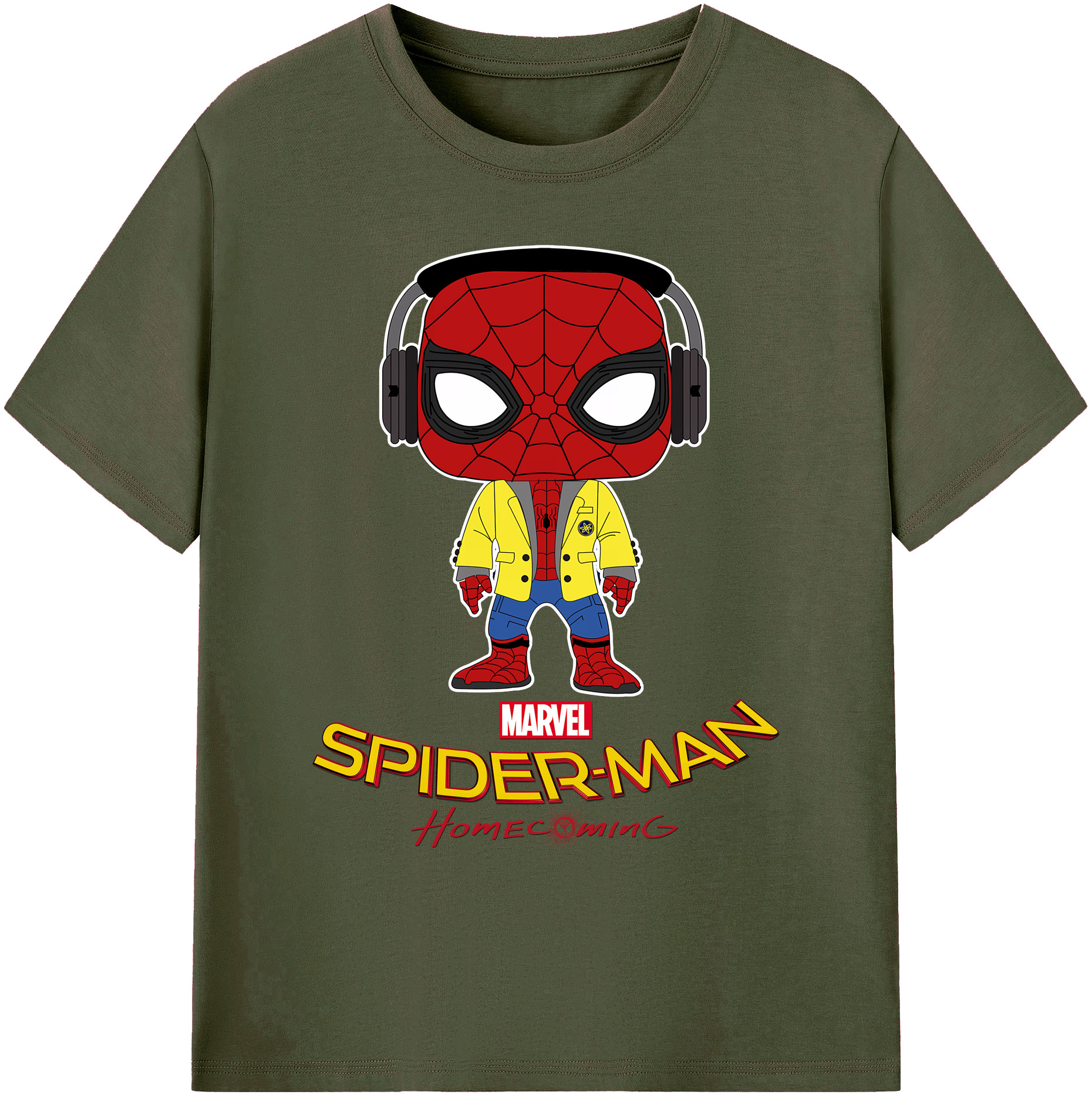 （画像用） Spider Man スパイダーマン 綿100％ メンズ半袖Tシャツ｜肌触りやわらか＆通気性